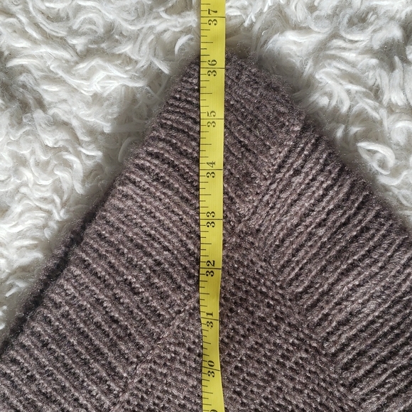 Christopher & Banks Poncho Taupe Gray /Tan OS - Picture 6 of 8